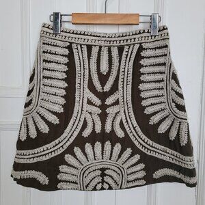 Ollari embroidered skirt